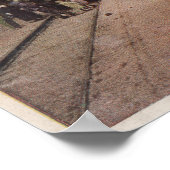 Royal Gorge, CO - Uitzicht van de Hanging Bridge Poster (Hoek)