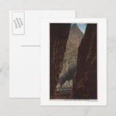Royal Gorge, CO - Uitzicht van een Crevice in Roya Briefkaart (Voorkant / Achterkant)