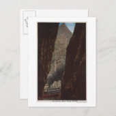 Royal Gorge, CO - Uitzicht van een Crevice in Roya Briefkaart (Voorkant / Achterkant)