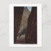 Royal Gorge, CO - Uitzicht van een Crevice in Roya Briefkaart (Voorkant)