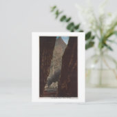 Royal Gorge, CO - Uitzicht van een Crevice in Roya Briefkaart (Staand voorkant)