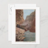 Royal Gorge, CO - Uitzicht van Train naast de rivi Briefkaart (Voorkant / Achterkant)