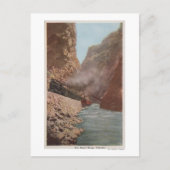 Royal Gorge, CO - Uitzicht van Train naast de rivi Briefkaart (Voorkant)
