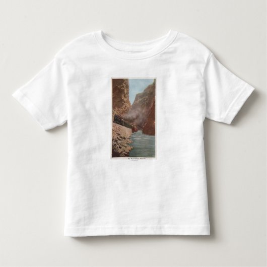Royal Gorge, CO - Uitzicht van Train naast de rivi Kinder Shirts (Voorkant)