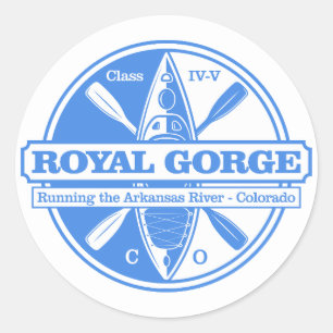 Royal Gorge (K3) Ronde Sticker