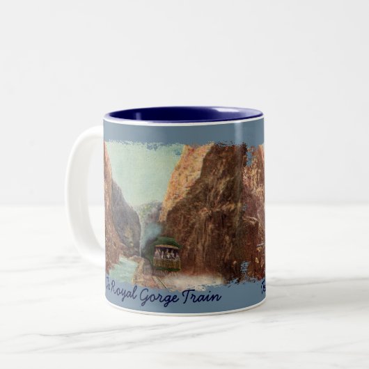  Royal Gorge Train Coffee Mok (Voorkant links)