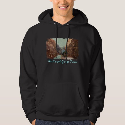  Royal Gorge Train Hooded Sweatshirt (Voorkant)