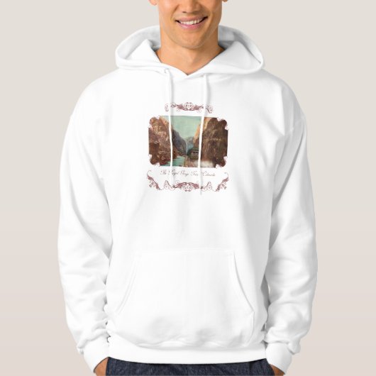  Royal Gorge Train Hooded Sweatshirt (Voorkant)