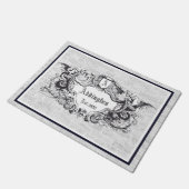 Royal Gothic Crest door Mat (Schuin)