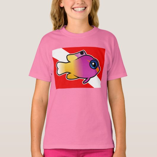 Royal Gramma Dive Flag T-shirt (Voorkant)
