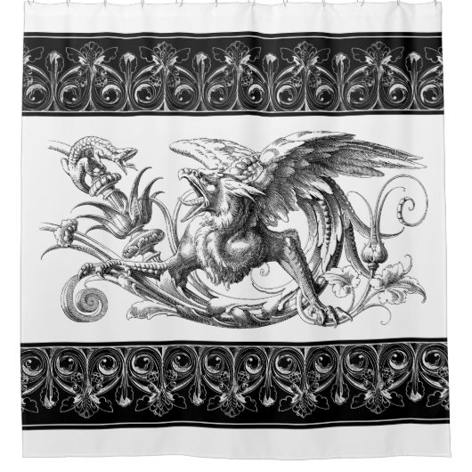 Royal Griffin Shower Curtain Douchegordijn (Voorkant)