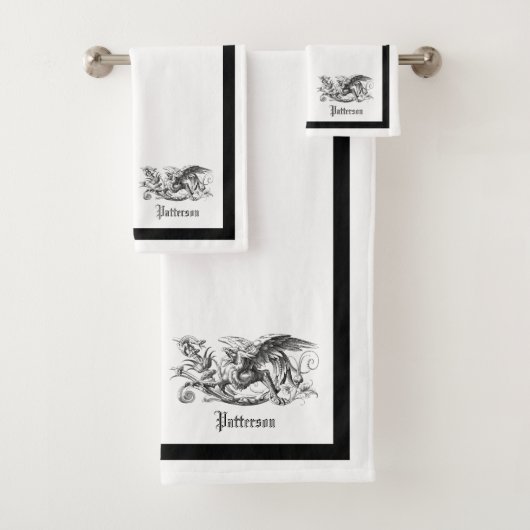 Royal Griffin Witte Badhanddoek Set Bad Handdoek (Insitu)