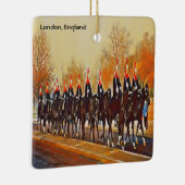 Royal Guardsmen on Horses Keramisch Ornament (Rechts)