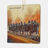 Royal Guardsmen on Horses Keramisch Ornament (Links)