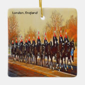 Royal Guardsmen on Horses Keramisch Ornament (Voorkant)