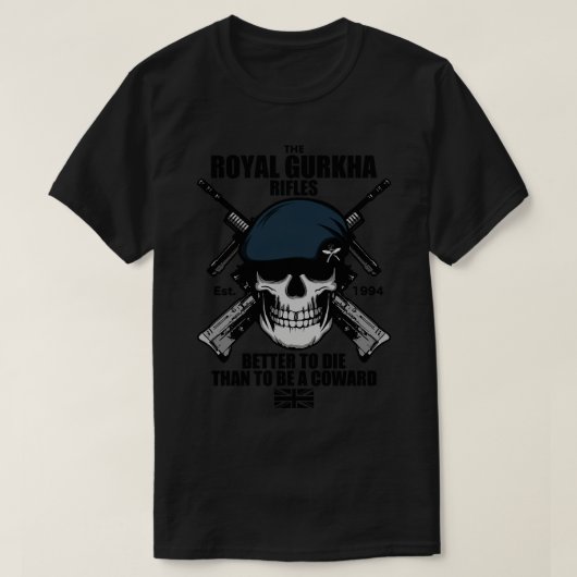 Royal Gurkha Rifles 2 T-shirt (Design voorkant)