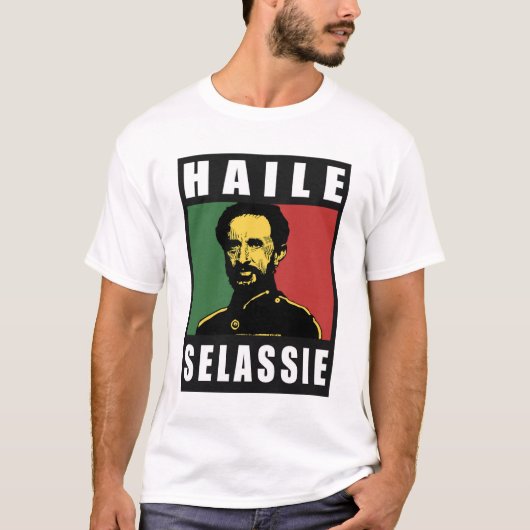 Royal Haile Selassie HIM Rastafari Reggae Shirt (Voorkant)