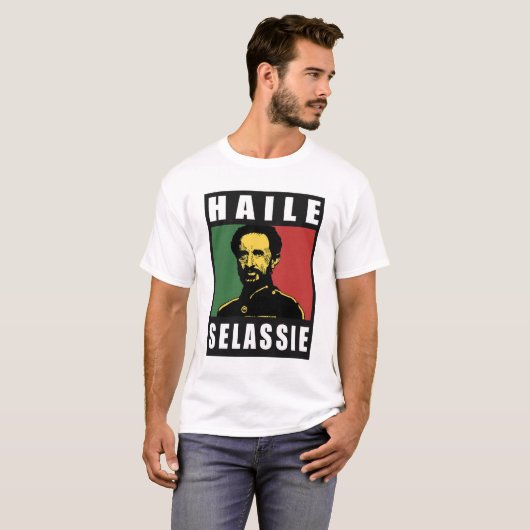 Royal Haile Selassie HIM Rastafari Reggae Shirt (Voorkant volledig)