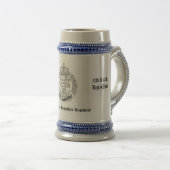 Royal Hampshire Regt design Stein Bierpul (Voorkant rechts)