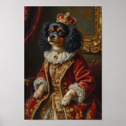 Royal Havanese Portrait Poster (Voorkant)