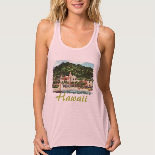 Royal Hawaiian Dames T-shirt (Voorkant)