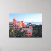 Royal Hawaiian Hotel Canvas Afdruk (Voorkant)