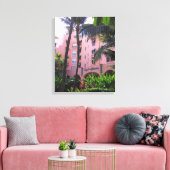 Royal Hawaiian Hotel Canvas Afdruk (Insitu (Woonkamer))