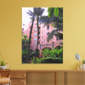 Royal Hawaiian Hotel Canvas Afdruk (Insitu (Woonkamer))