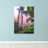 Royal Hawaiian Hotel Canvas Afdruk (Insitu (Houten vloer))