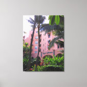 Royal Hawaiian Hotel Canvas Afdruk (Voorkant)