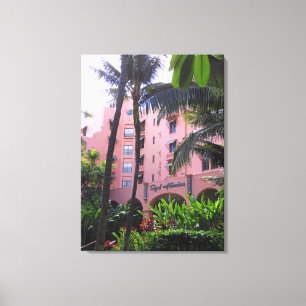 Royal Hawaiian Hotel Canvas Afdruk