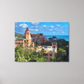 Royal Hawaiian Hotel Canvas Afdruk (Voorkant)