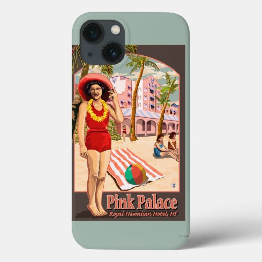 Royal Hawaiian Hotel in Hawaii Case-Mate iPhone Case (Achterkant)