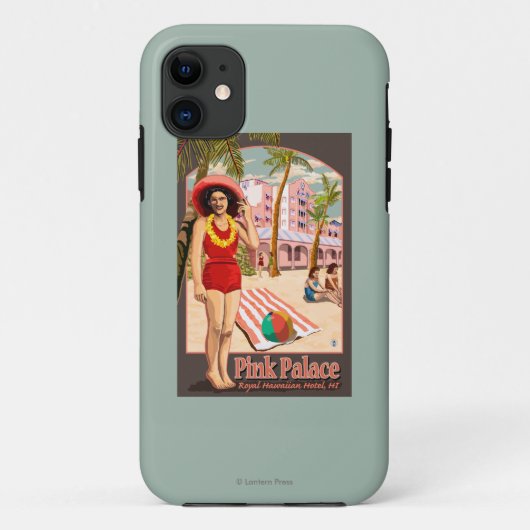 Royal Hawaiian Hotel in Hawaii Case-Mate iPhone Case (Achterkant)