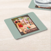 Royal Hawaiian Hotel in Hawaii Kartonnen Onderzetters (Schuin)