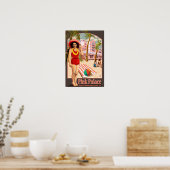 Royal Hawaiian Hotel in Hawaii Poster (Keuken)