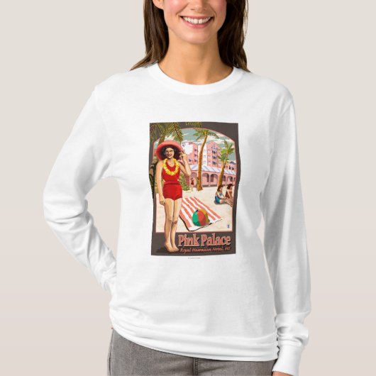 Royal Hawaiian Hotel in Hawaii T-shirt (Voorkant)