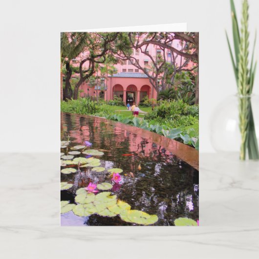 Royal Hawaiian Hotel Kaart (Voorkant)