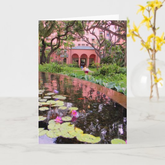 Royal Hawaiian Hotel Kaart (Gele Bloem)