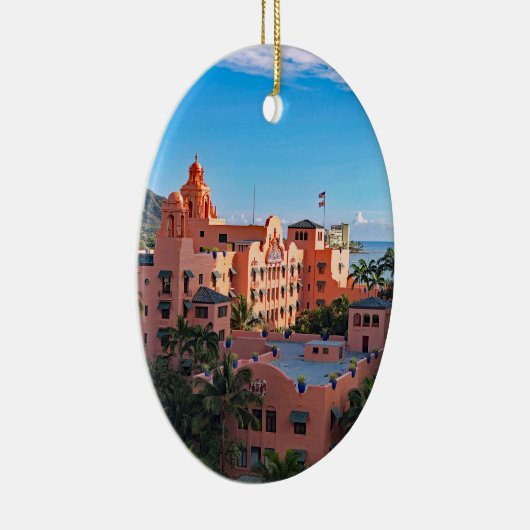 Royal Hawaiian Hotel Keramisch Ornament (Rechts)