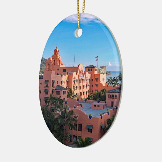 Royal Hawaiian Hotel Keramisch Ornament (Links)
