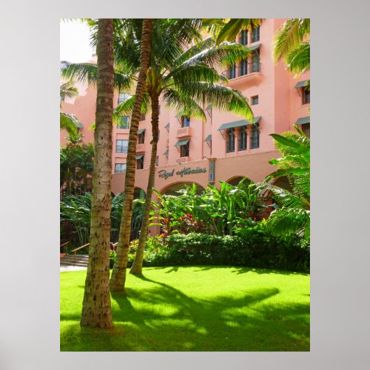 Royal Hawaiian Hotel Poster (Voorkant)