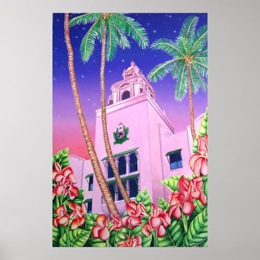 Royal Hawaiian Hotel Poster (Voorkant)