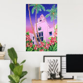 Royal Hawaiian Hotel Poster (Thuiskantoor)