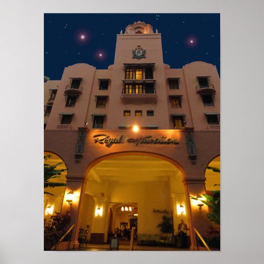 Royal Hawaiian Hotel Poster (Voorkant)