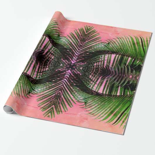 Royal Hawaiian Palms Cadeaupapier (Uitgerold)