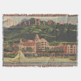  Royal Hawaiian Throw Blanket Deken