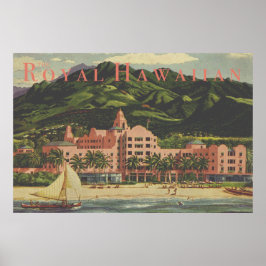 Royal Hawaiian Travel Poster