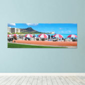 Royal Hawaiian Wall Canvas Afdruk (Insitu (Houten vloer))