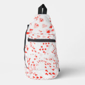 Royal Heart Flush Verspreid, Sling Bag (Voorkant)